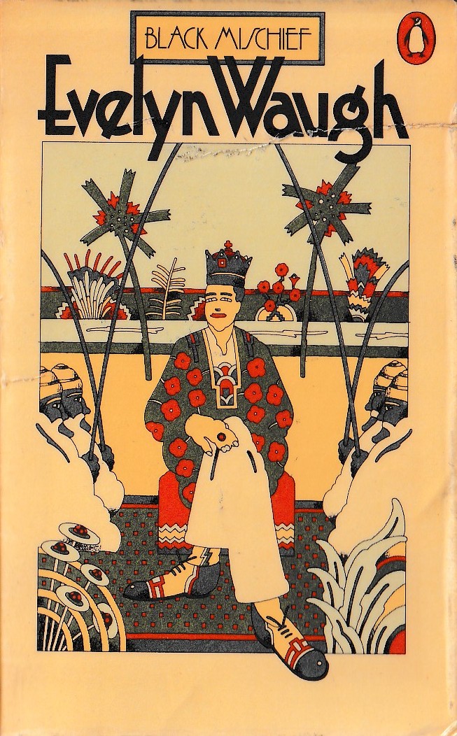 Evelyn Waugh  BLACK MISCHIEF front book cover image