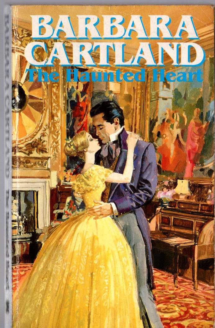 Barbara Cartland  THE HAUNTED HEART front book cover image