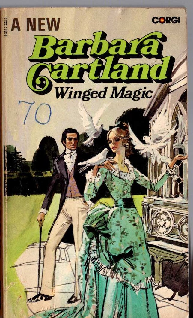 Barbara Cartland  WINGED MAGIC front book cover image