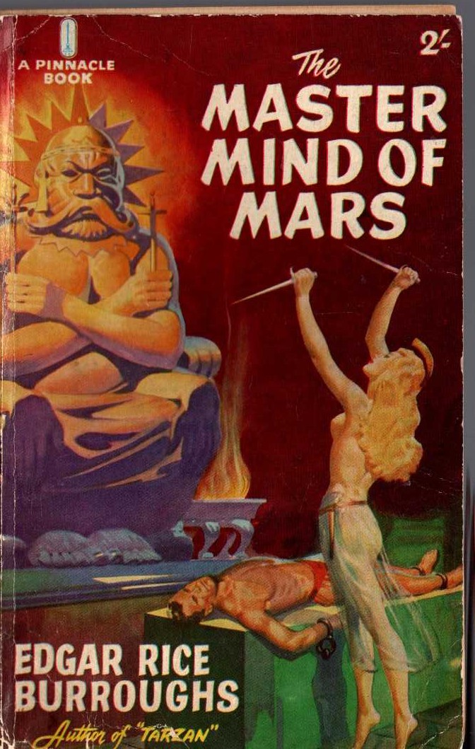 Edgar Rice Burroughs  THE MASTER MIND OF MARS front book cover image