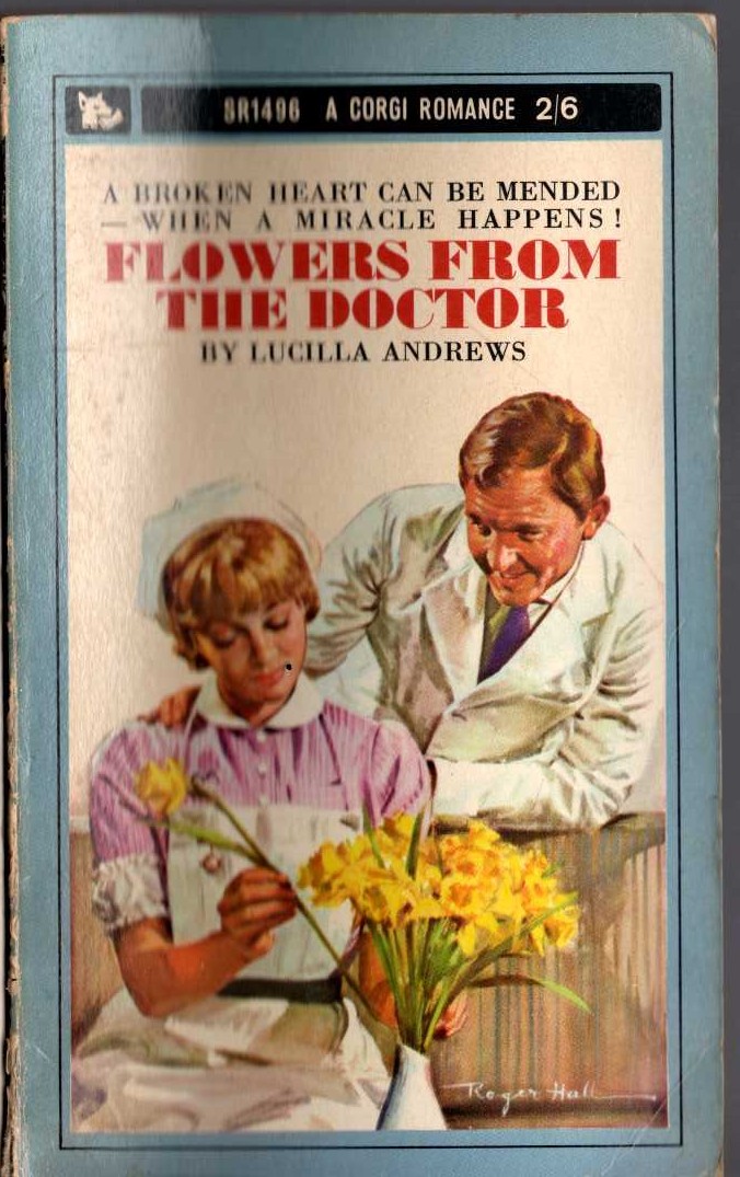 Lucilla Andrews  FLOWERS FROM THE DOCTOR front book cover image