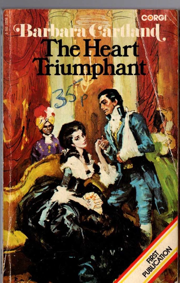 Barbara Cartland  THE HEART TRIUMPHANT front book cover image