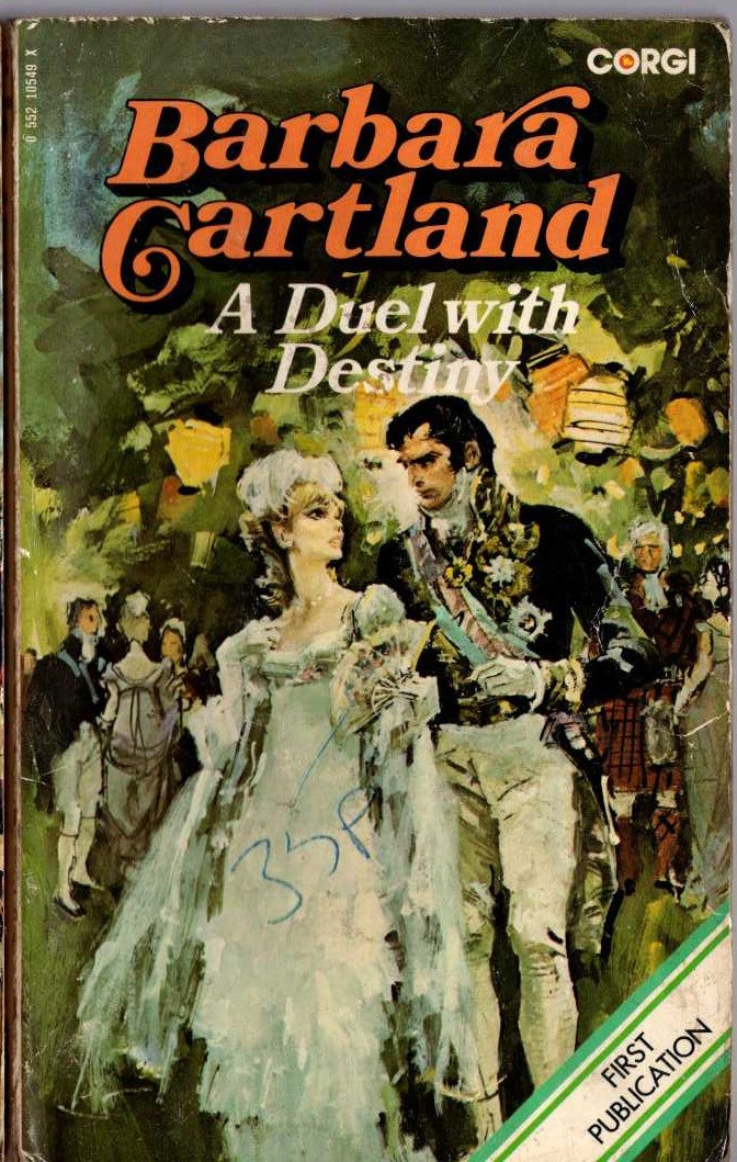 Barbara Cartland  A DUEL WITH DESTINY front book cover image