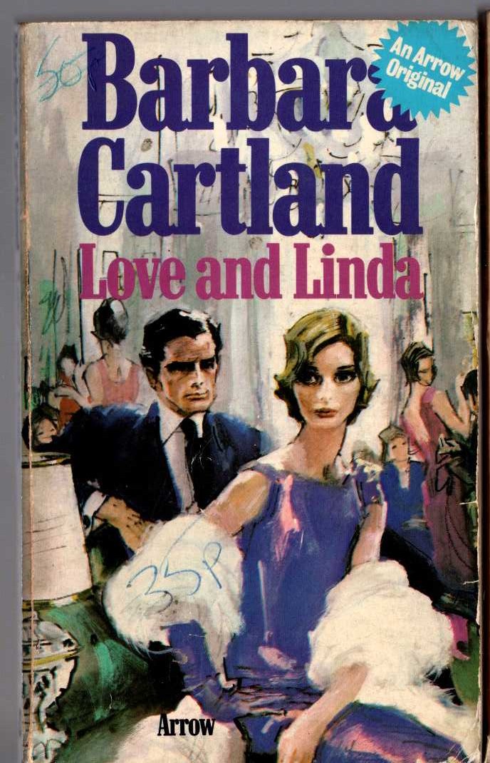 Barbara Cartland  LOVE AND LINDA front book cover image