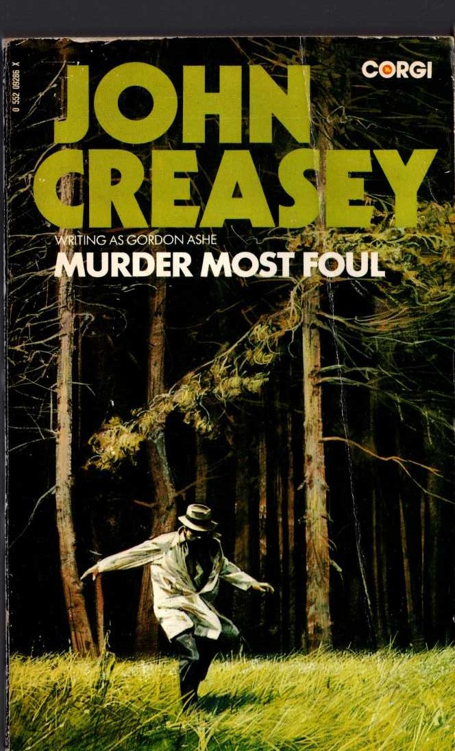 Gordon Ashe  MURDER MOST FOUL front book cover image