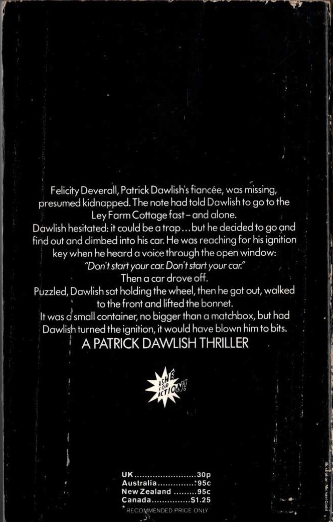 Gordon Ashe  MURDER MOST FOUL magnified rear book cover image