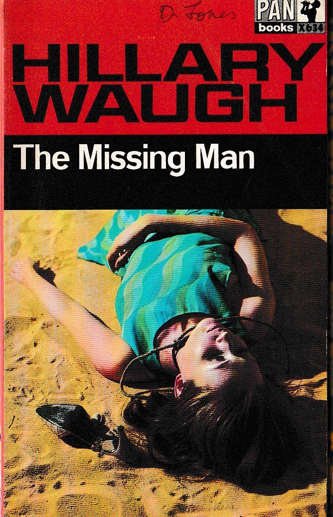 Hillary Waugh  THE MISSING MAN front book cover image
