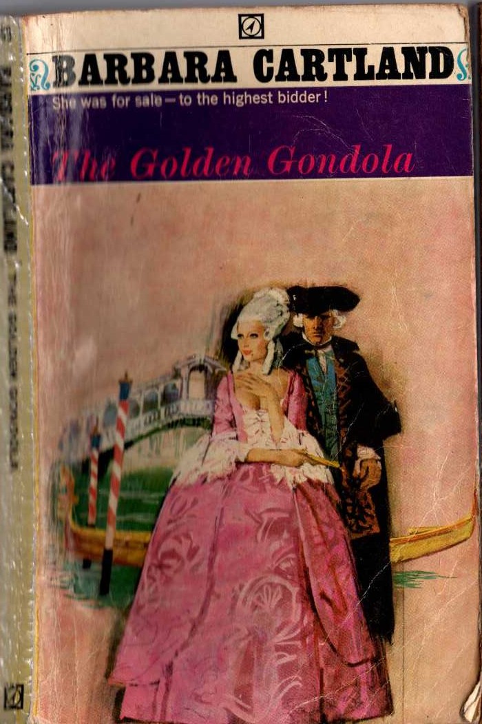 Barbara Cartland  THE GOLDEN GONDOLA front book cover image