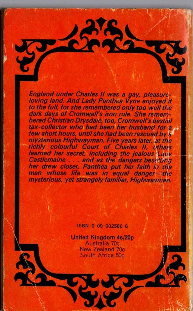 Barbara Cartland  CUPID RIDES PILLION magnified rear book cover image