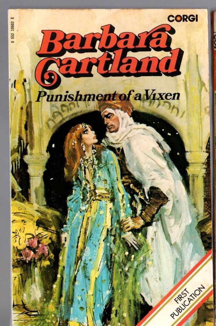 Barbara Cartland  PUNISHMENT OF A VIXEN front book cover image