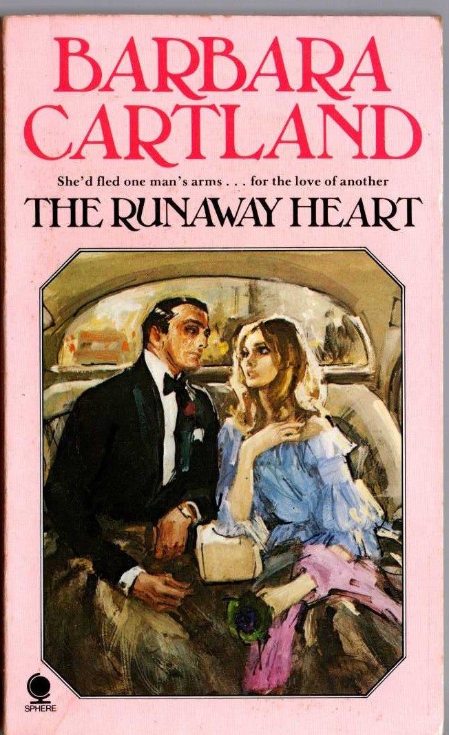 Barbara Cartland  THE RUNAWAY HEART front book cover image