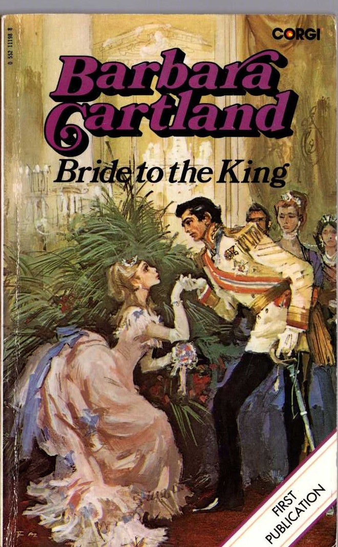 Barbara Cartland  BRIDE TO THE KING front book cover image