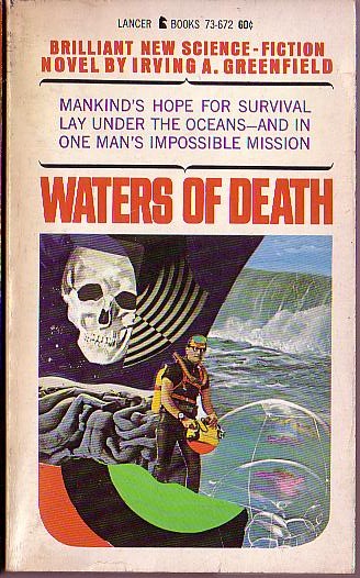 Irving A. Greenfield  WATERS OF DEATH front book cover image