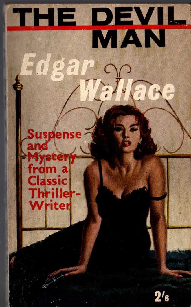 Edgar Wallace  THE DEVIL MAN front book cover image