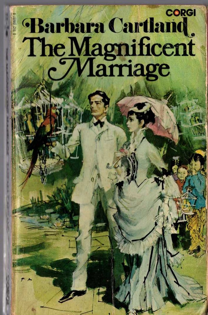 Barbara Cartland  THE MAGNIFICENT MARRIAGE front book cover image