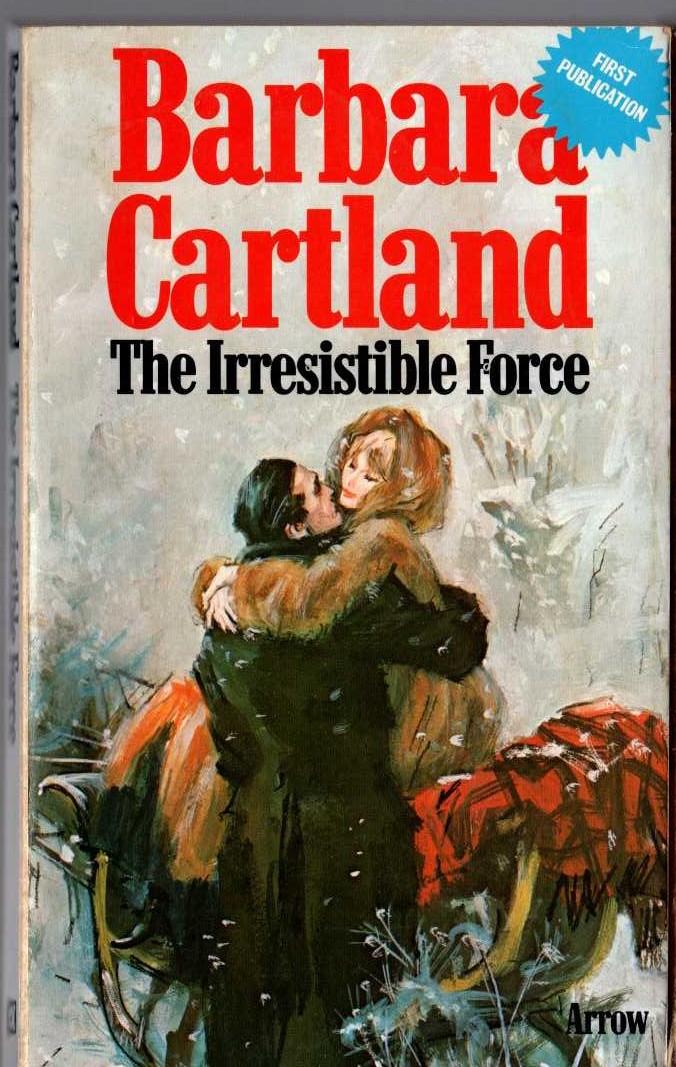 Barbara Cartland  THE IRRESISTIBLE FORCE front book cover image