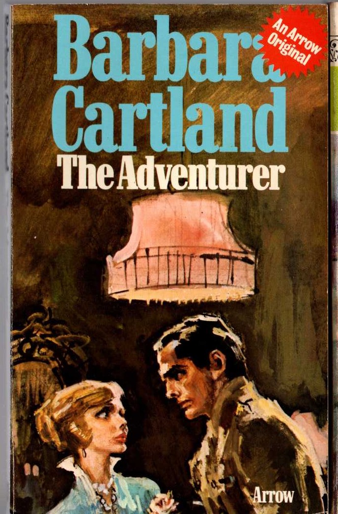 Barbara Cartland  THE ADVENTURER front book cover image