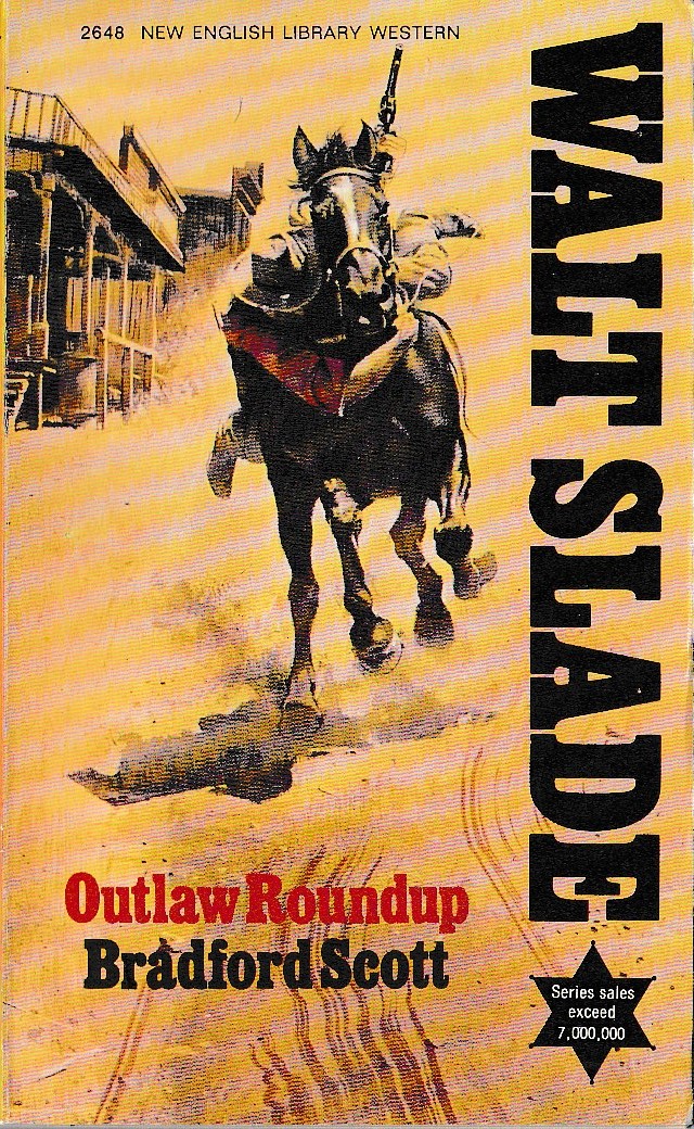 Bradford Scott  OUTLAW ROUNDUP front book cover image