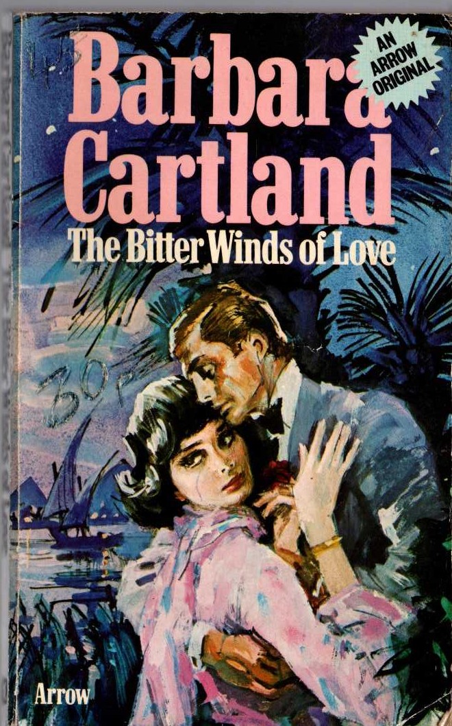Barbara Cartland  THE BITTER WINDS OF LOVE front book cover image
