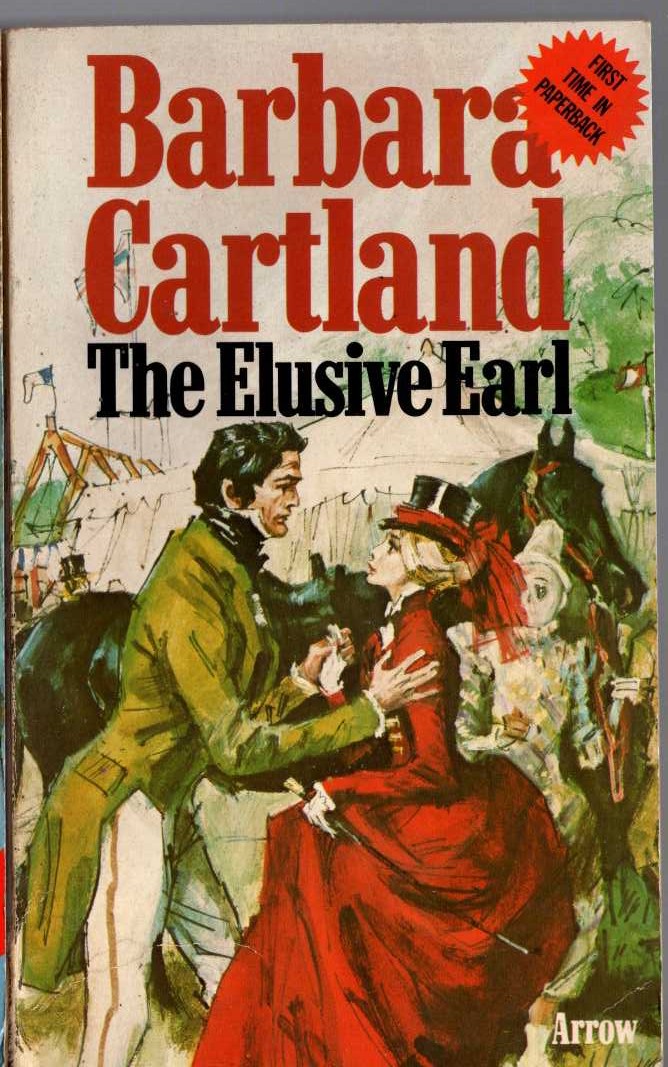 Barbara Cartland  THE ELUSIVE EARL front book cover image