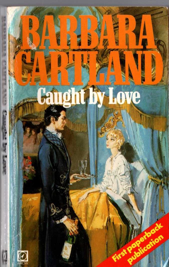 Barbara Cartland  CAUGHT BY LOVE front book cover image