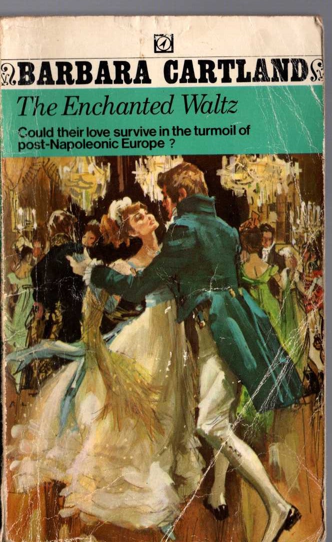 Barbara Cartland  THE ENCHANTED WALTZ front book cover image
