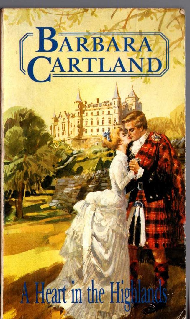 Barbara Cartland  A HEART IN THE HIGHLANDS front book cover image