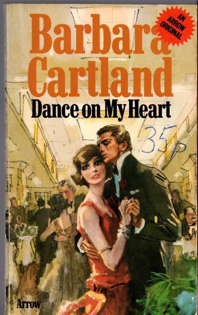 Barbara Cartland  DANCE ON MY HEART front book cover image