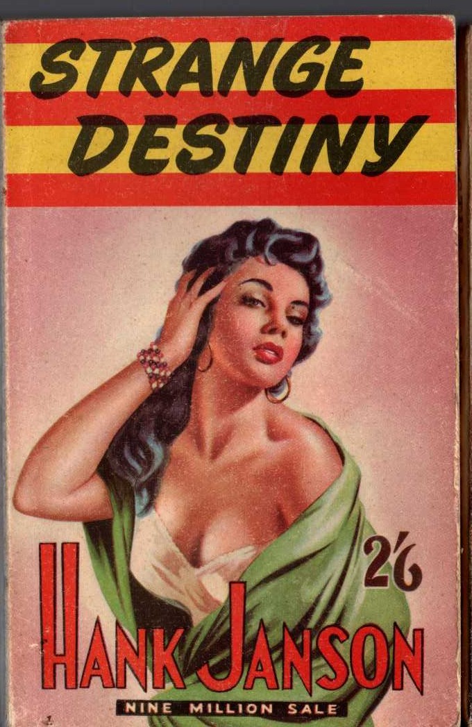 Hank Janson  STRANGE DESTINY front book cover image