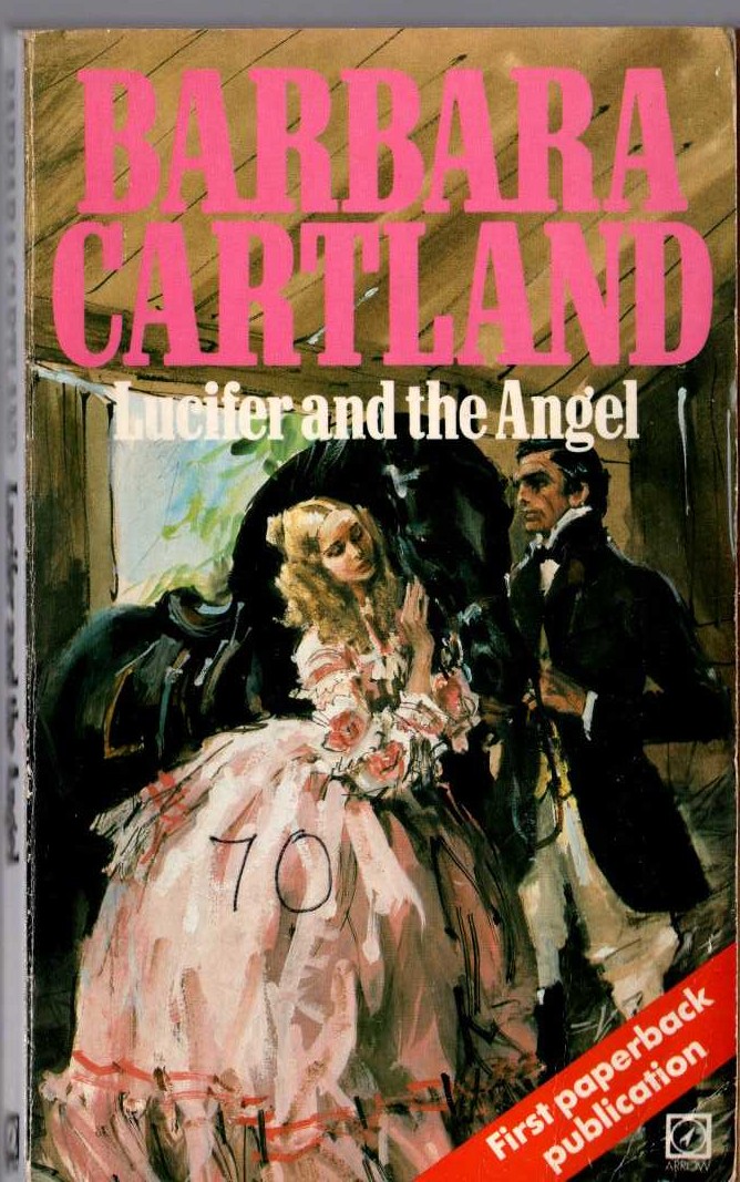 Barbara Cartland  LUCIFER AND THE ANGEL front book cover image