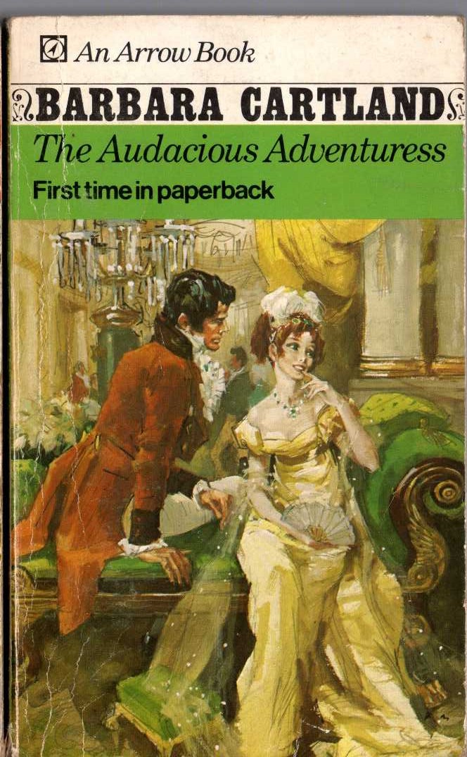 Barbara Cartland  THE AUDACIOUS ADVENTURESS front book cover image