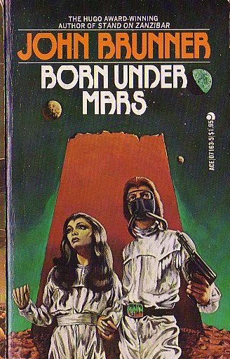 John Brunner  BORN UNDER MARS front book cover image