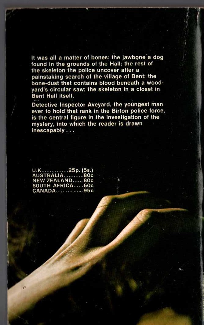James Fraser  DEADLY NIGHTSHADE magnified rear book cover image