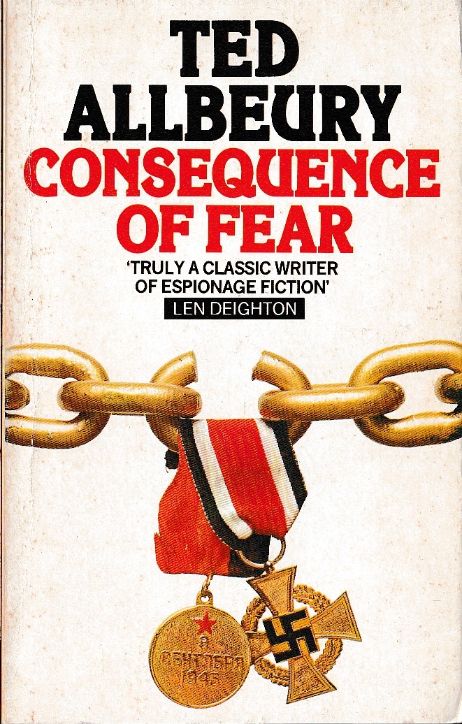 Ted Allbeury  CONSEQUENCE OF FEAR front book cover image