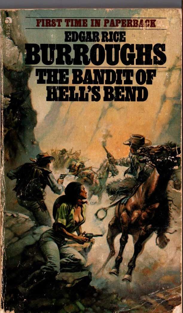 Edgar Rice Burroughs  THE BANDIT OF HELL'S BEND front book cover image