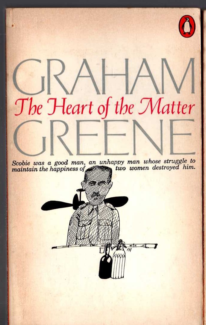 Graham Greene  THE HEART OF THE MATTER front book cover image
