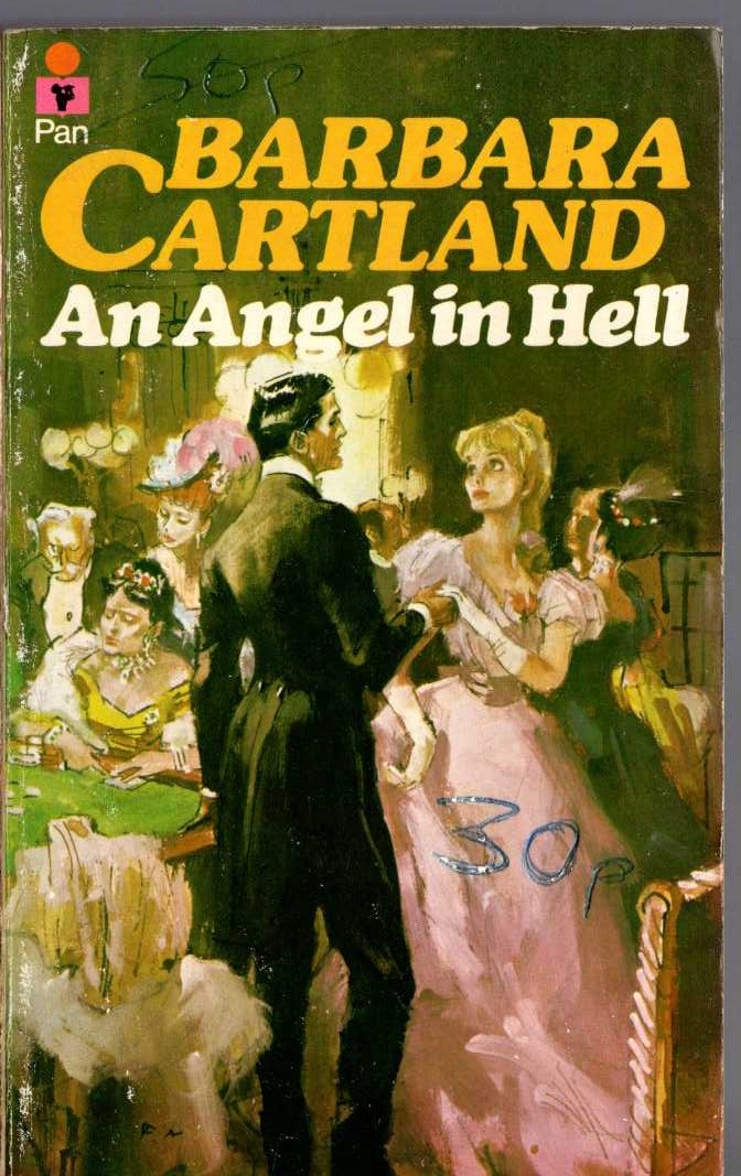 Barbara Cartland  AN ANGEL IN HELL front book cover image