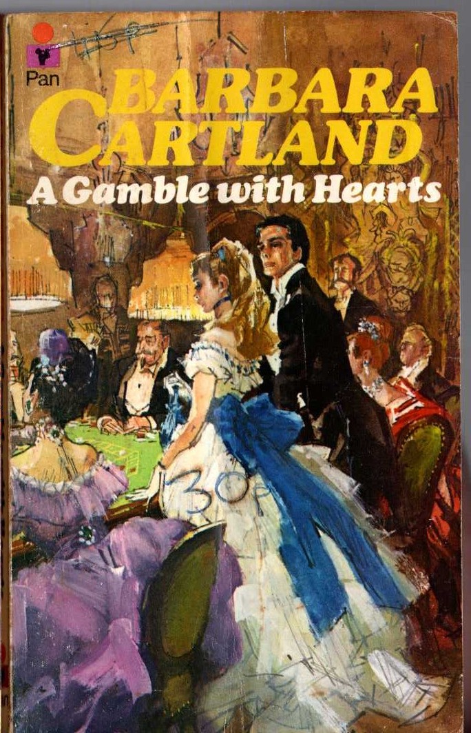 Barbara Cartland  A GAMBLE WITH HEARTS front book cover image