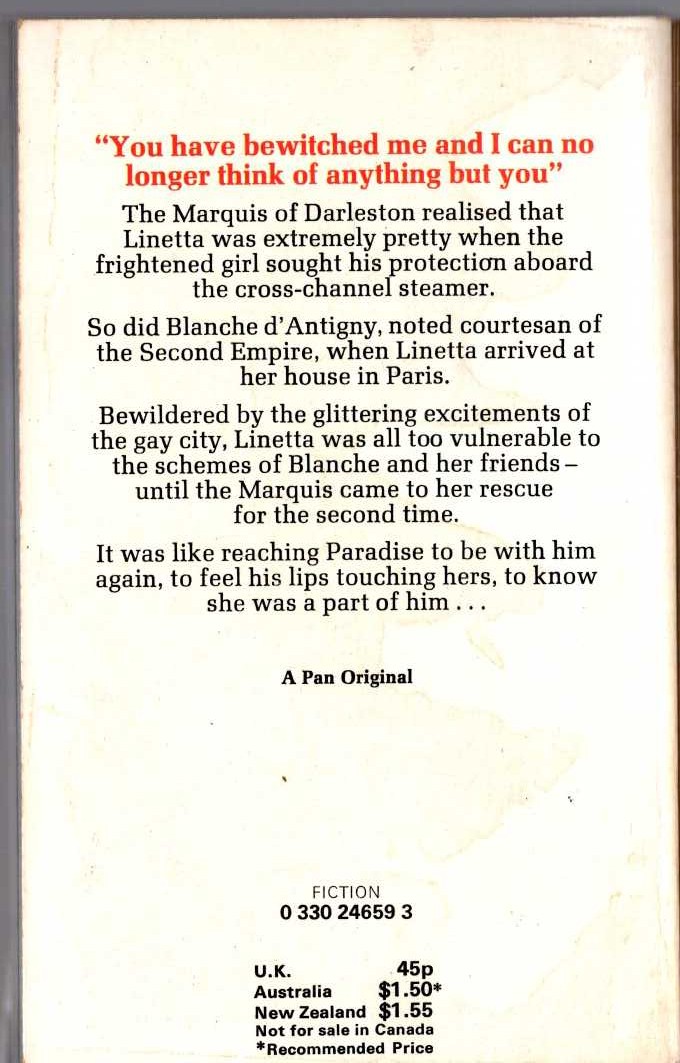 Hank Janson  TOMORROW AND A DAY magnified rear book cover image
