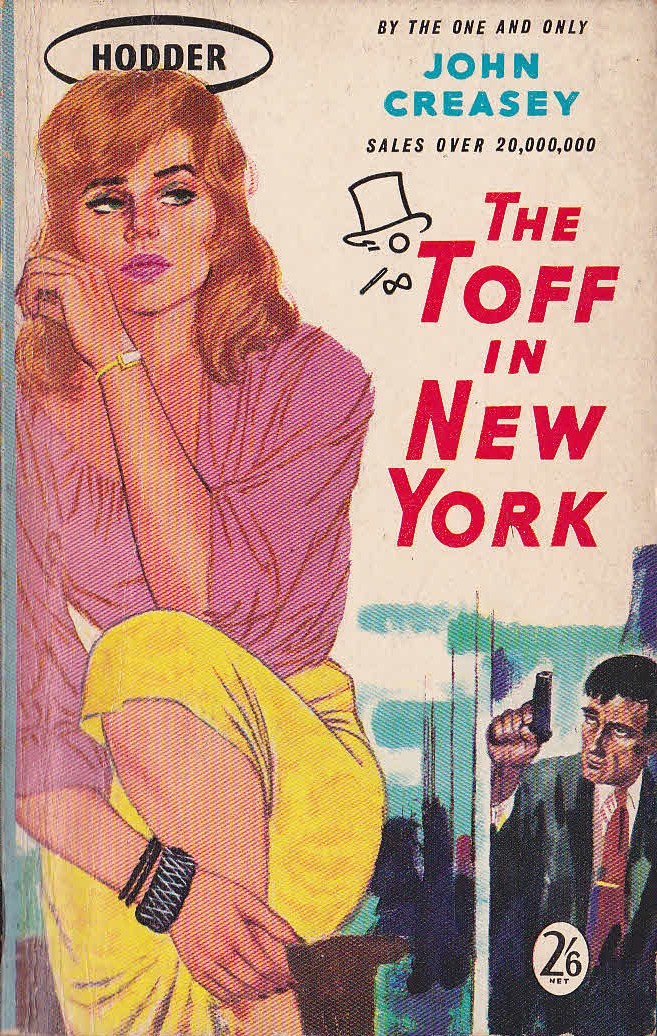 John Creasey  THE TOFF IN NEW YORK front book cover image