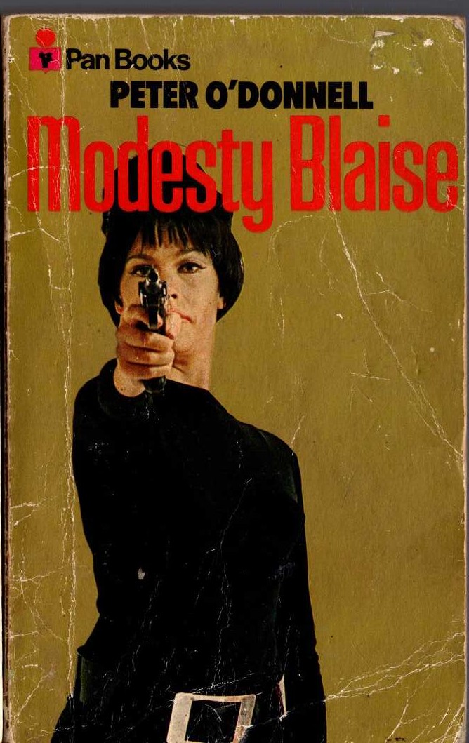 Peter O'Donnell  MODESTY BLAISE front book cover image