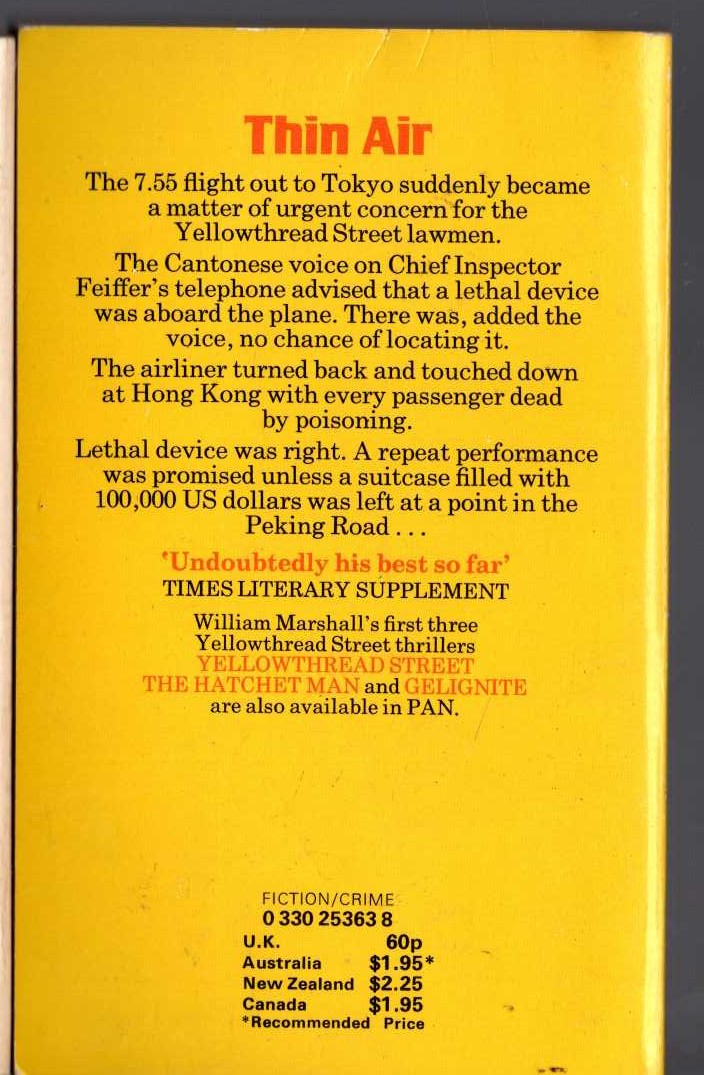 James Hadley Chase  KNOCK, KNOCK! WHO'S THERE magnified rear book cover image