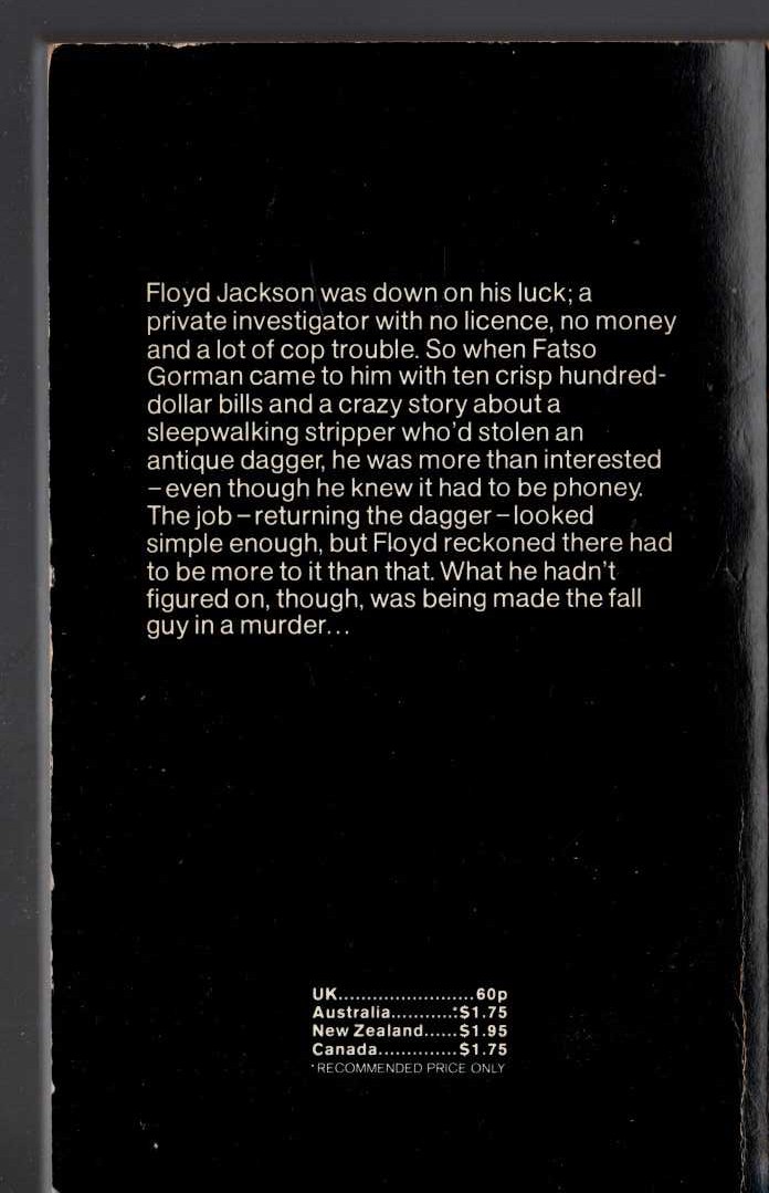 James Hadley Chase  YOU NEVER KNOW WITH WOMEN magnified rear book cover image