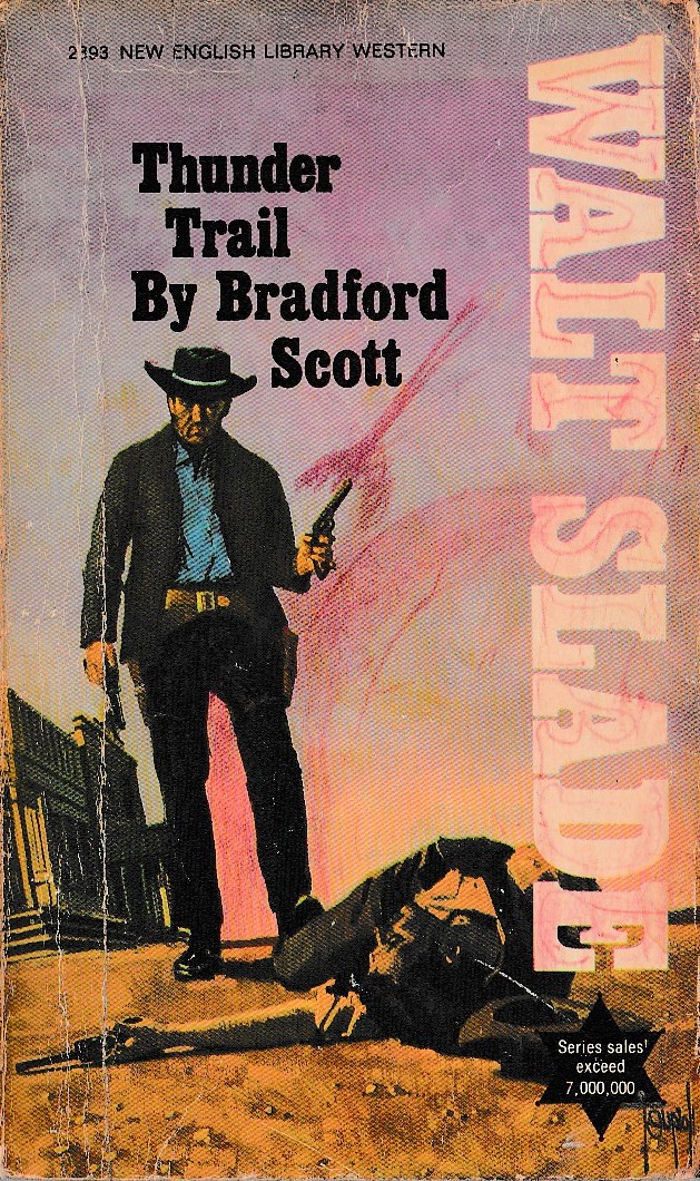 Bradford Scott  THUNDER TRAIL front book cover image