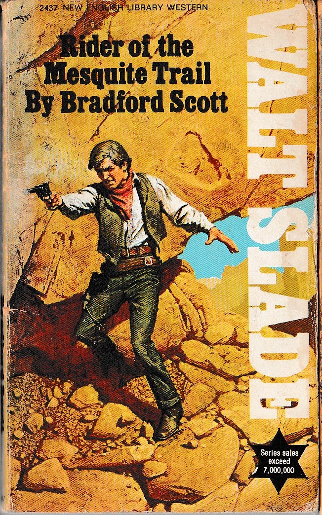 Bradford Scott  RIDER OF THE MESQUITE TRAIL front book cover image