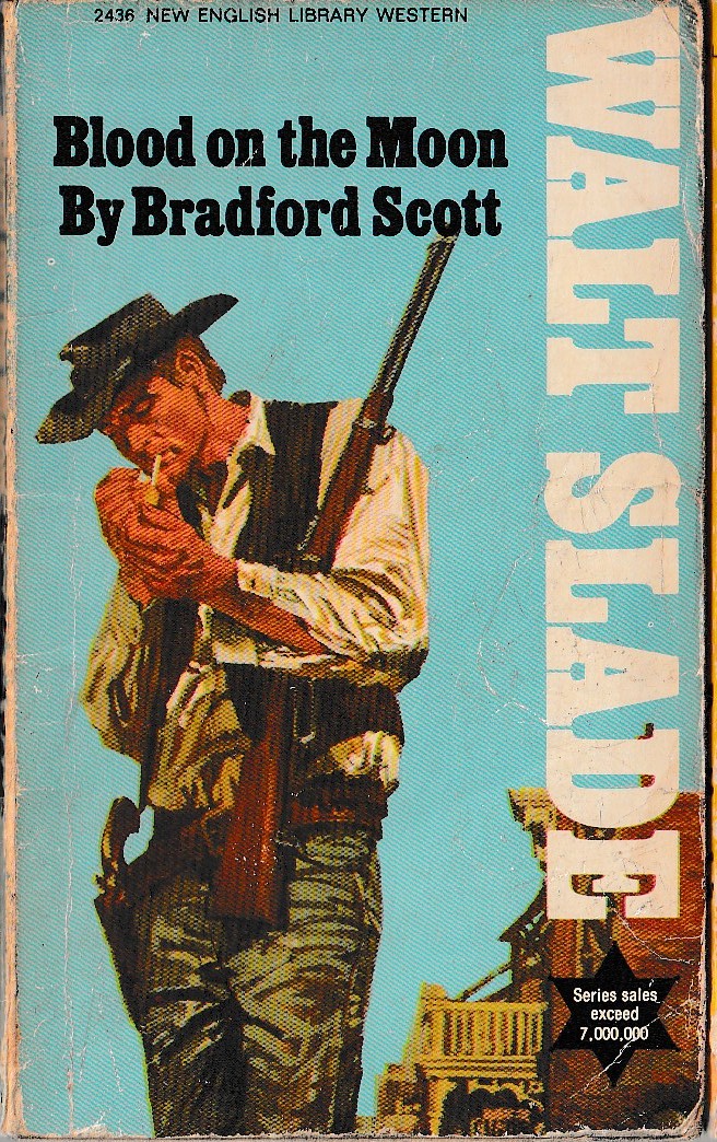 Bradford Scott  BLOOD ON THE MOON front book cover image
