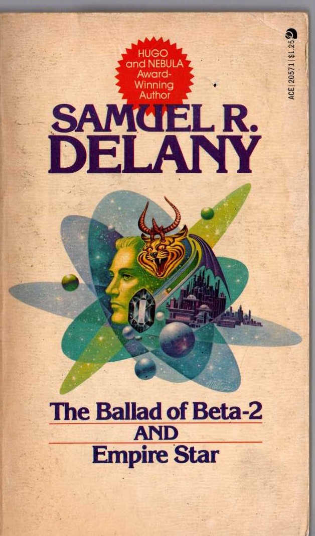 Samuel R. Delany  THE BALLAD OF BETA-2 and EMPIRE STAR front book cover image
