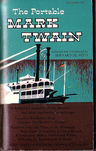 Mark Twain  THE PORTABLE TWAIN front book cover image