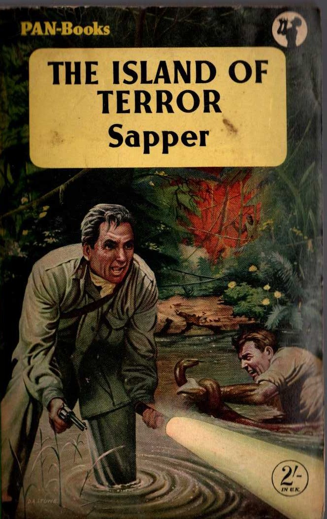 Sapper   THE ISLAND OF TERROR front book cover image