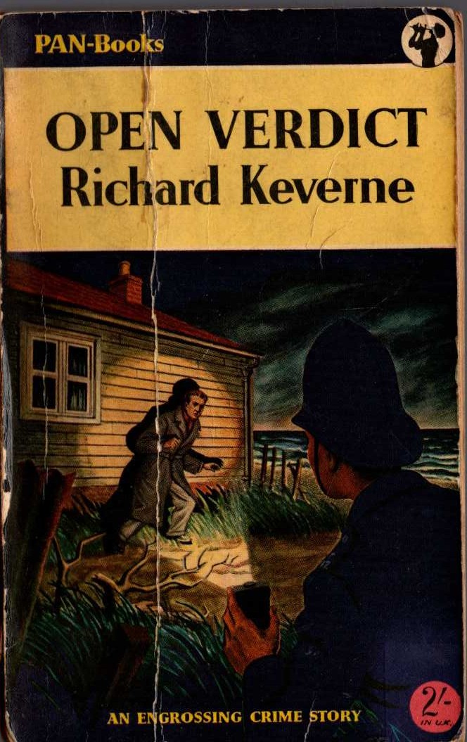 Richard Keverne  OPEN VERDICT front book cover image